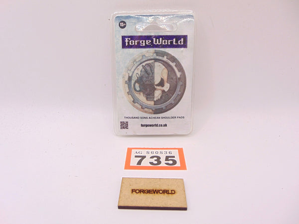 Thousand Sons Achean Shoulder Pads