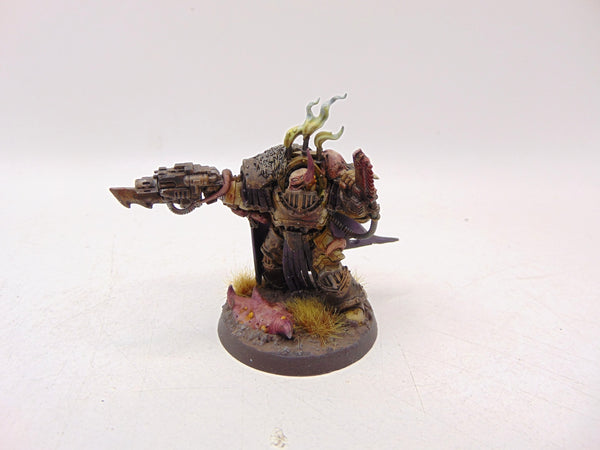 Death Guard Praetor in Cataphractii Armour Conversion