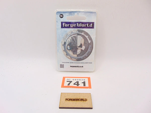 Thousand Sons Achean Shoulder Pads