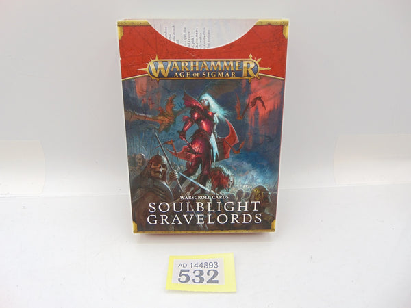 Warscroll Cards Soulblight Gravelords