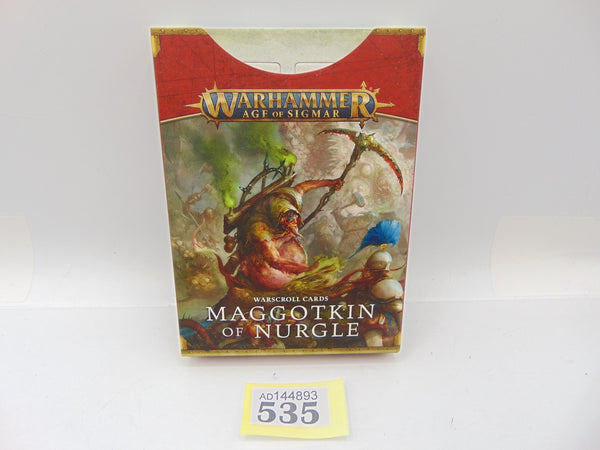 Warscroll Cards Maggotkin of Nurgle