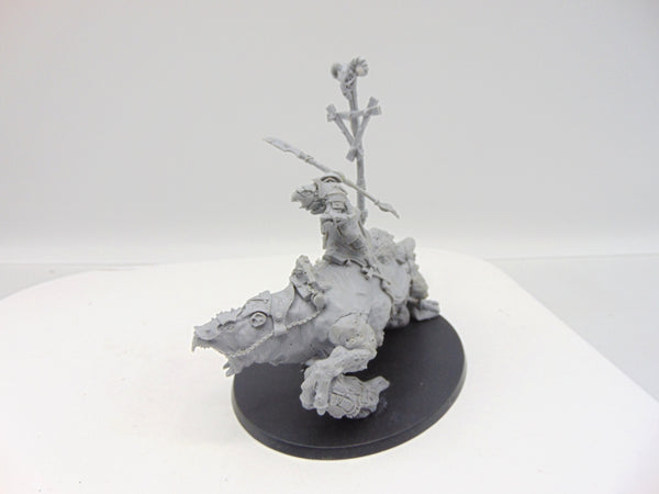 Skaven Warlord on Brood Horror