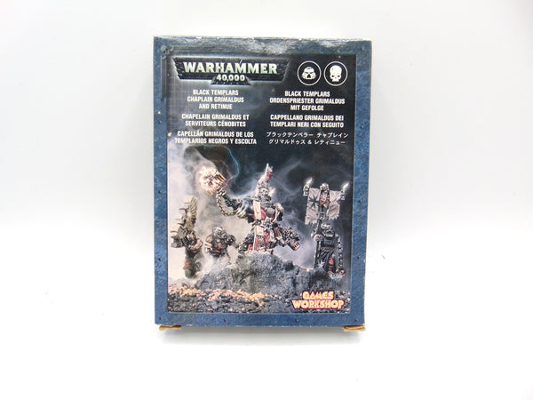 Black Templars Chaplain Grimaldus And Retinue