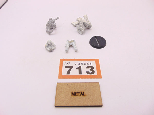 Cadian Shock Troop Heavy Bolter Team