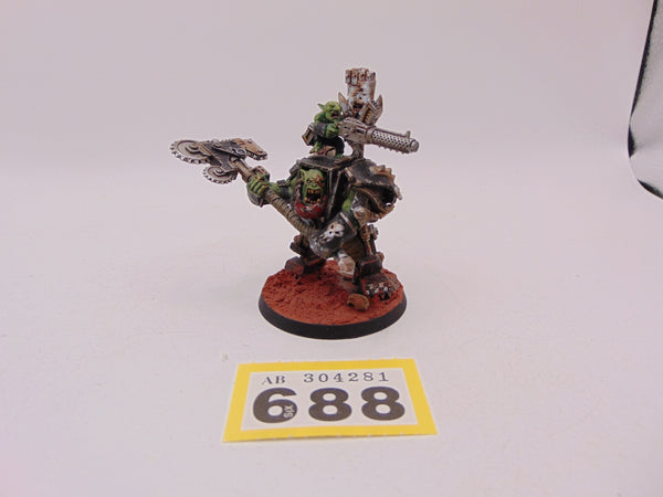 Ork Warboss in Mega Armour