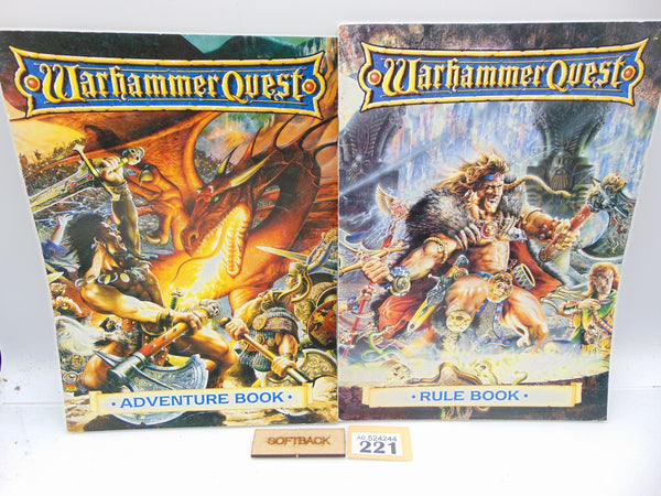 Warhammer Quest Rule Book and Adventure Book