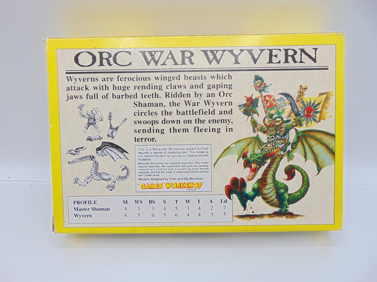 My attempt at an Orc Shaman on War Wyvern (for my Night Goblin army My attempt at an Orc Shaman on War Wyvern (for my Night Goblin army