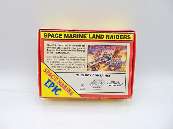 Epic Space Marine Land Raiders - Empty Box