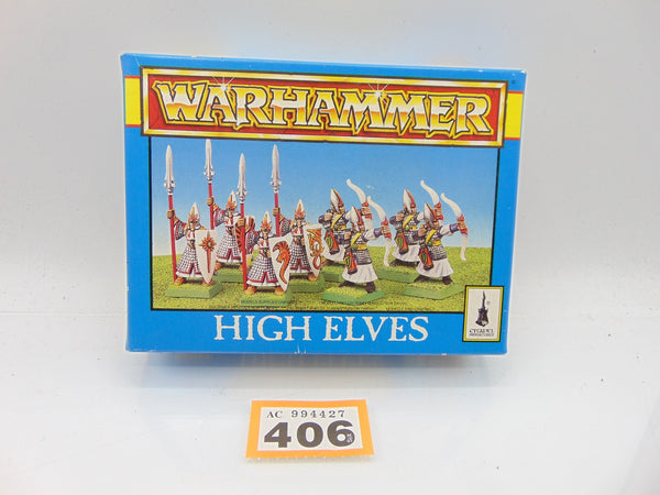 High Elves - Archers & Spearmen Empty Box