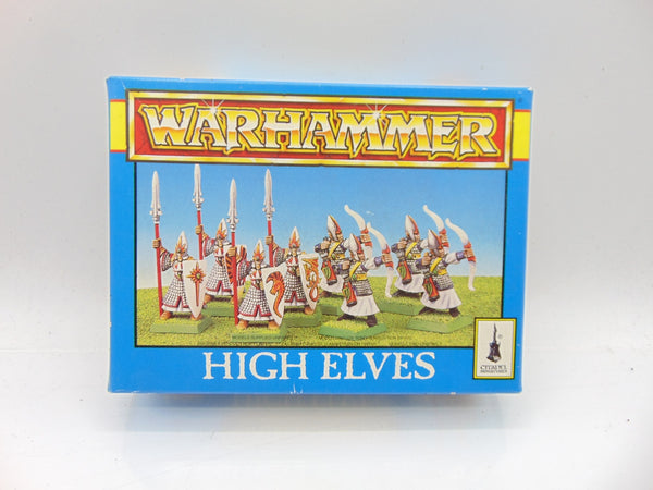 High Elves - Archers & Spearmen Empty Box