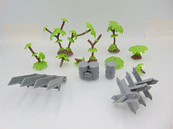 Jungle Trees Tank Traps Scatter Terrain