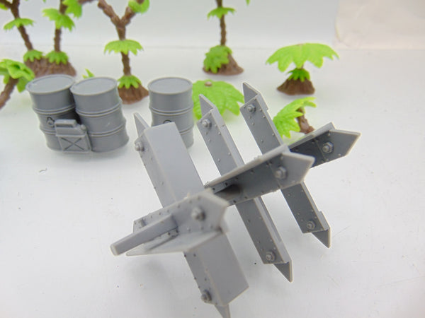 Jungle Trees Tank Traps Scatter Terrain