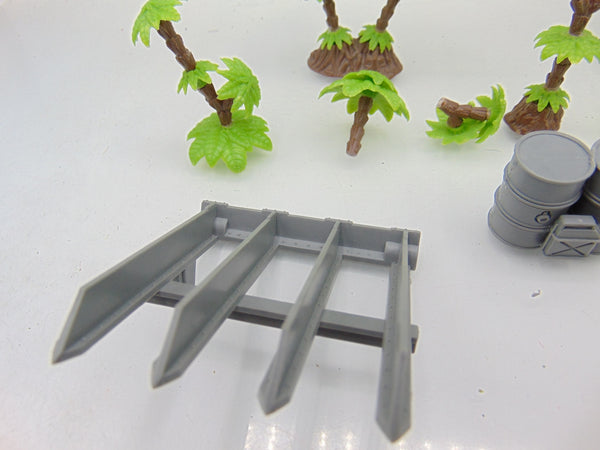 Jungle Trees Tank Traps Scatter Terrain