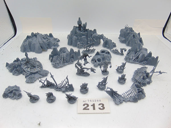 Dreadfleet Scenery Monsters and Ships