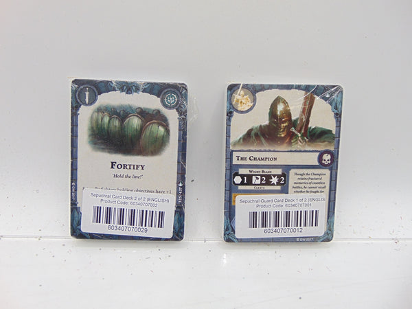 Sepuchral Guard Card Deck 1 & 2