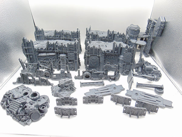 Kill Team Octarius Terrain Scenery with Scrap piles and barricades