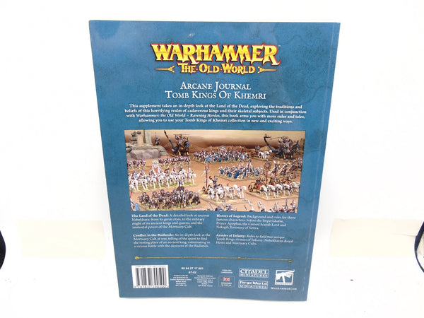 Arcane Journal Tomb Kings of Khemri