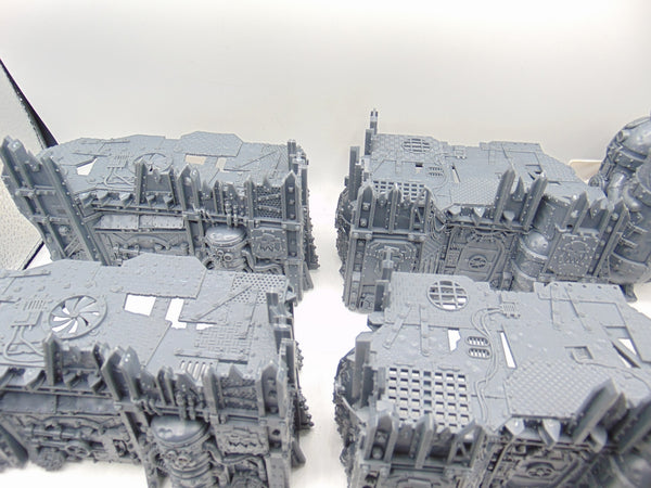 Kill Team Octarius Terrain Scenery with Scrap piles and barricades