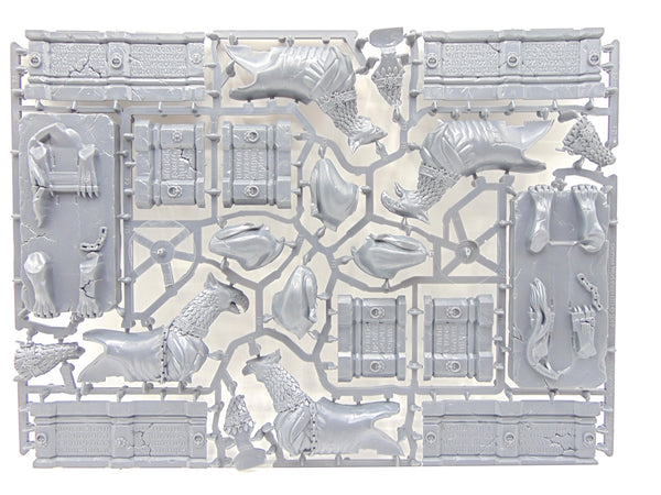 Stormvault Gryph Hounds Statues