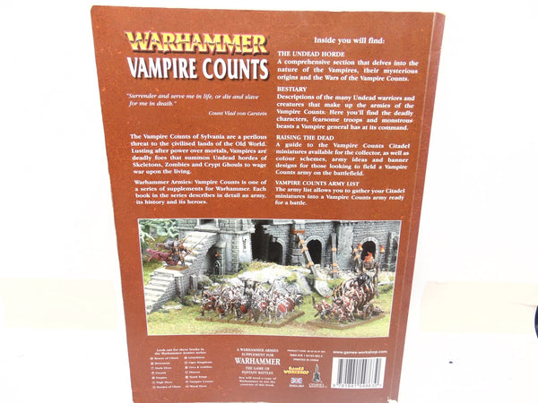 Warhammer Armies Vampire Counts