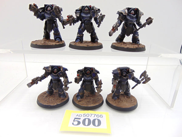 Cataphractii Terminators with Volkite Chargers and Power Mauls