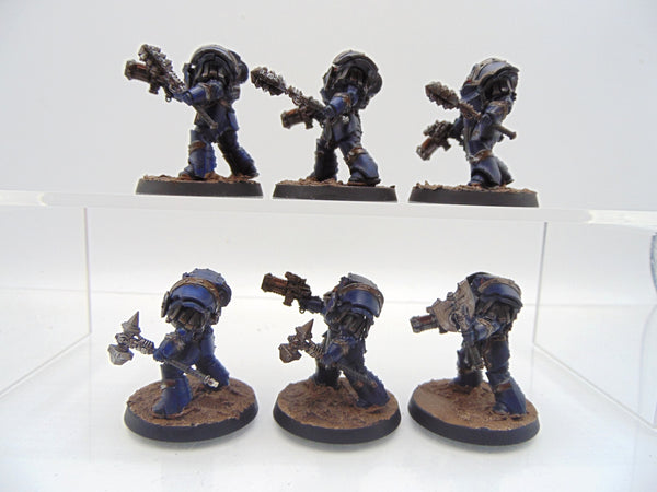 Cataphractii Terminators with Volkite Chargers and Power Mauls