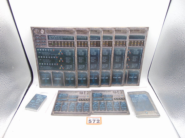 Titan & Questoris Knight Command Terminals plus  Cards