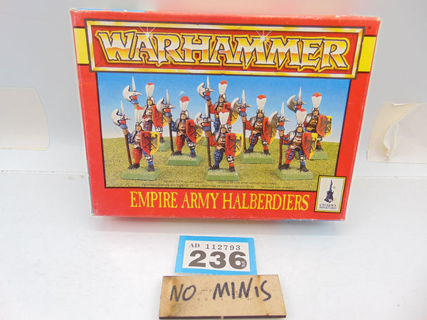 Empire Halberdiers - Empty Box