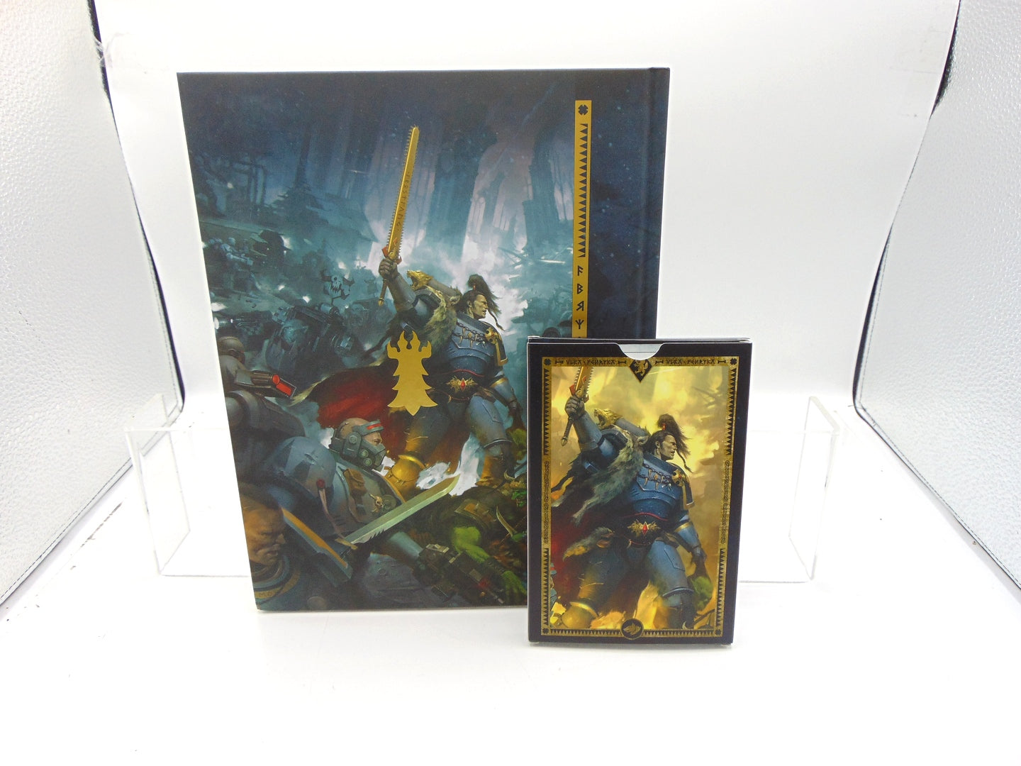 Space Wolves Limited Model Limited Edition Codex Supplement and Cards Space Wolves 40K 10th Editi ...