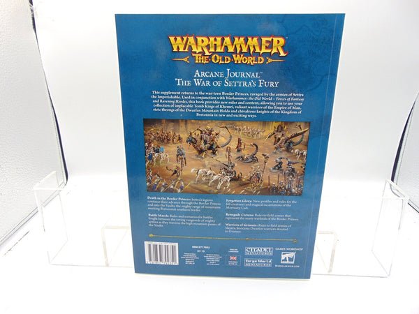 Arcane Journal The War of Settra's Fury