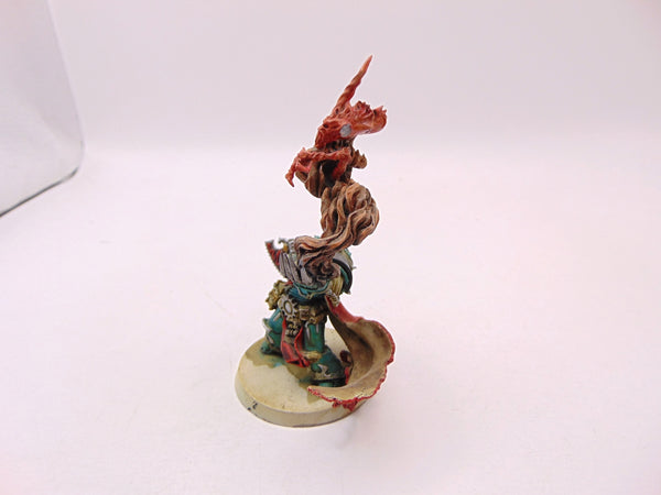 Traitor Librarian in Cataphractii Terminator Armour