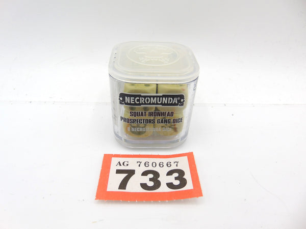 Squat Ironhead Prospectors Dice