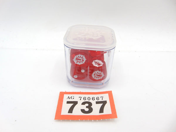 Blood Bowl Dice Red