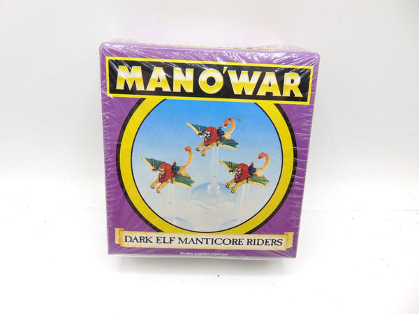 Man O' War Dark Elf Manticore Riders