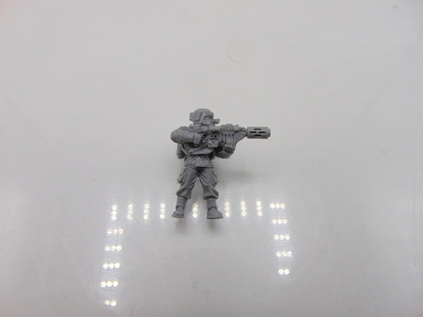 Cadian Hostile Environment Troops with Plasmagun