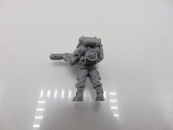 Cadian Hostile Environment Troops with Plasmagun