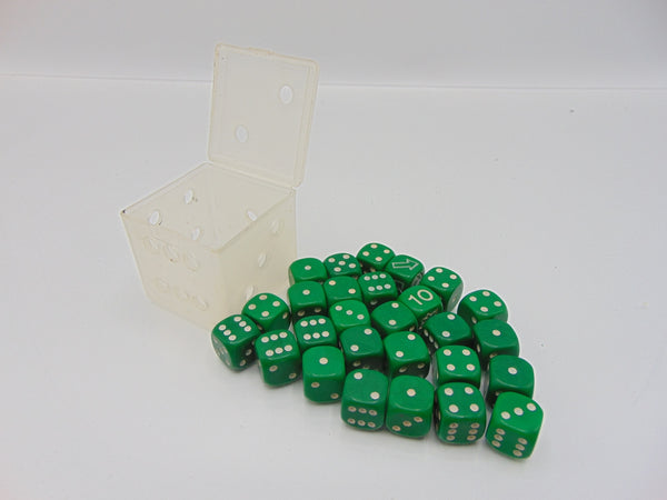 Green Dice Cube