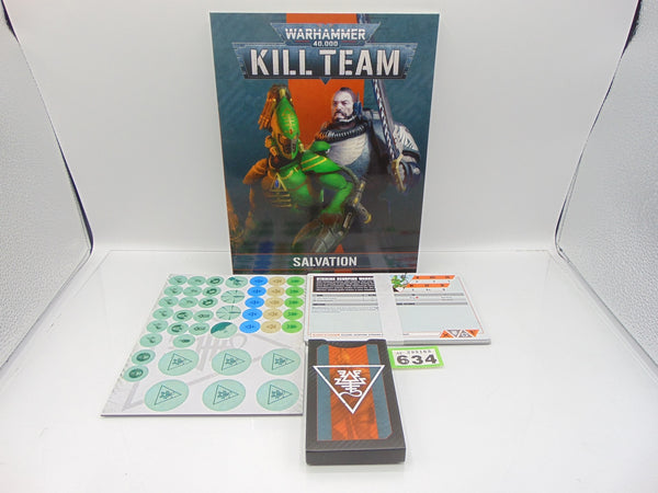 Kill Team Salvation Book, cards & tokens.