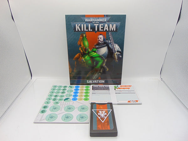 Kill Team Salvation Book, cards & tokens.