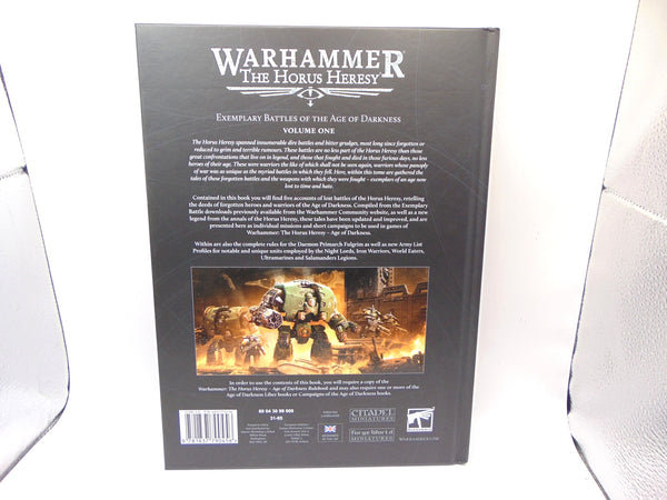 The Horus Heresy Exemplary Battles of the Age of Darkness: Volume One