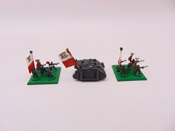 Epic Imperial Guard Command stands and Transport
