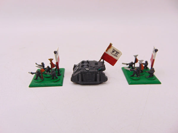 Epic Imperial Guard Command stands and Transport