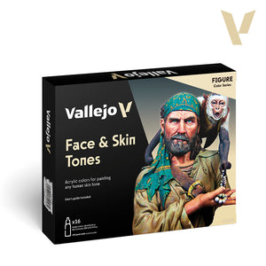 Model Color Face & Skin Tones Set (x16)