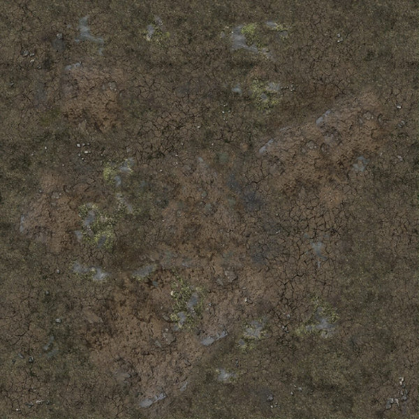 Muddy Streets Gaming Mat 3x3 - Grid