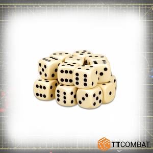 Ivory D6 Dice (20)