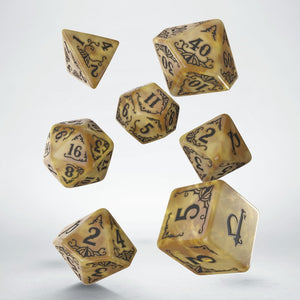 Dés Glacier Blanc Q-workshop Set De Dés Elvish Q-Workshop - 7 Dés Style Dés Glacier Blanc Q-workshop Set De Dés Elvish Q-Workshop - 7 Dés Style