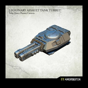 Legionary Assault Tank Turret: Twin Heavy Plasma Cannon