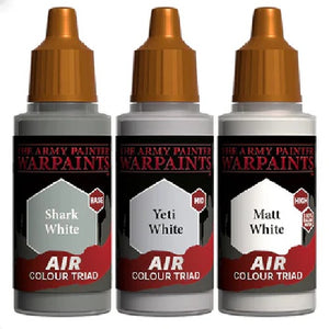 Warpaint Air Matt White Colour Triad