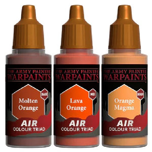 Warpaint Air Lava Orange Colour Triad