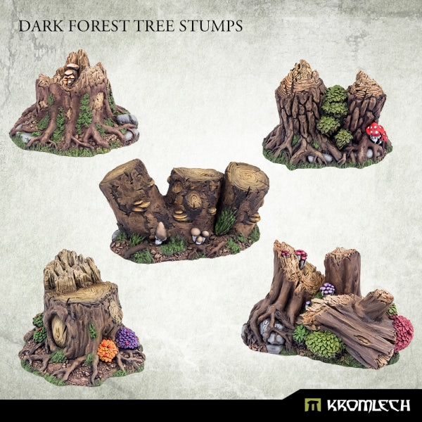 Dark Forest Tree Stumps (5)